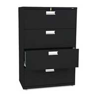 HON 600 Series 4-Drawer Lateral File 36